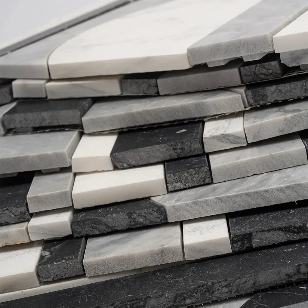 Pictoria Eclipse Bold Waterjet Mosaic Tile | Tile Club