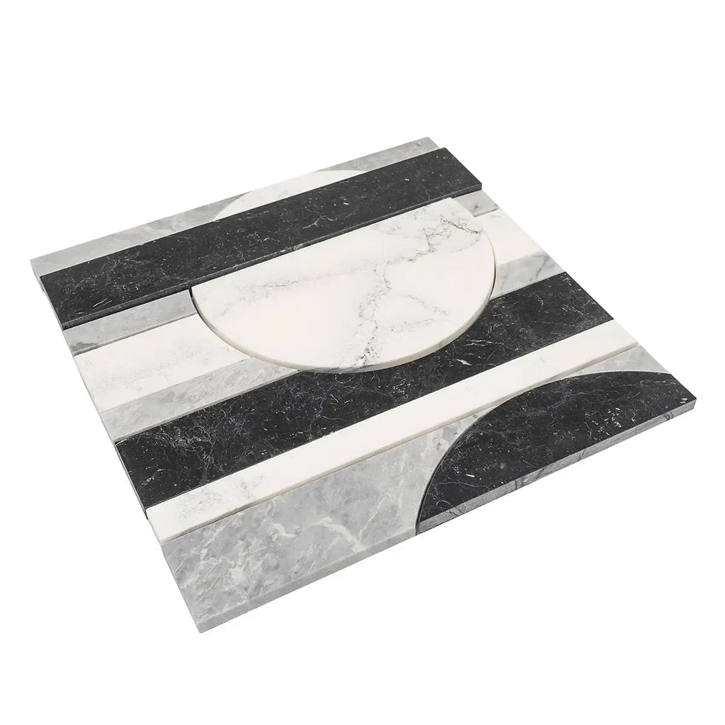 Pictoria Eclipse Bold Waterjet Mosaic Tile | Tile Club
