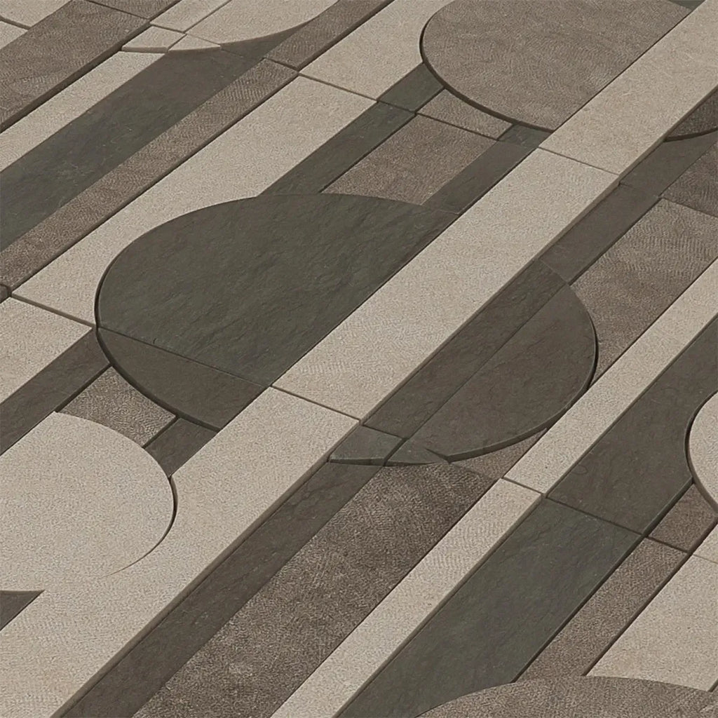 Pictoria Eclipse Earth Waterjet Mosaic Tile | Tile Club