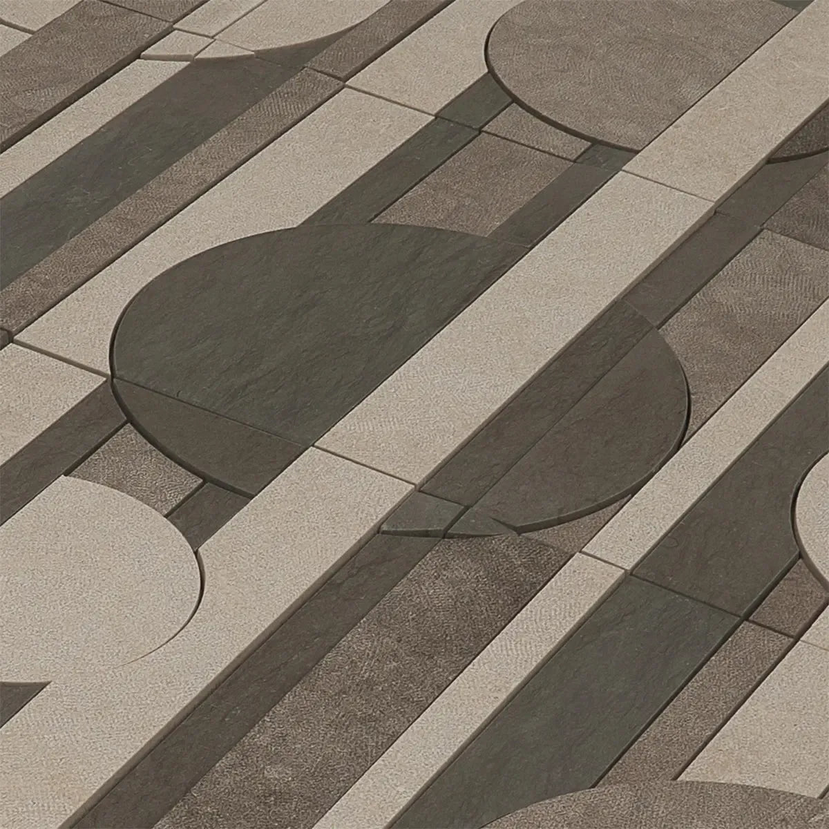 Pictoria Eclipse Earth Waterjet Mosaic Tile | Tile Club