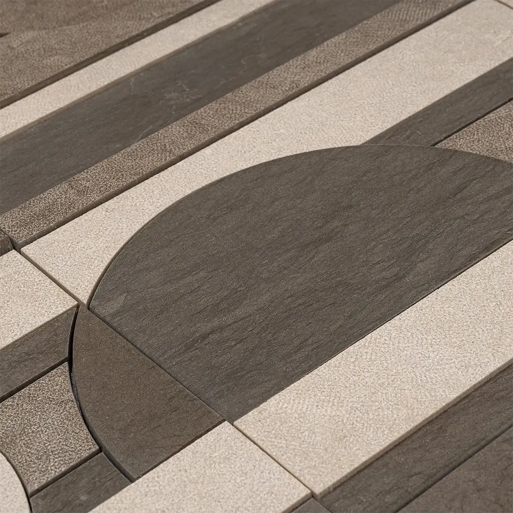 Pictoria Eclipse Earth Waterjet Mosaic Tile | Tile Club