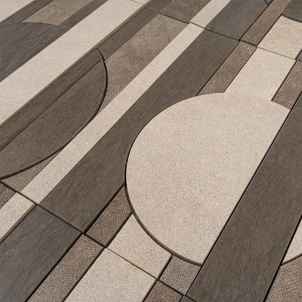 Pictoria Eclipse Earth Waterjet Mosaic Tile | Tile Club