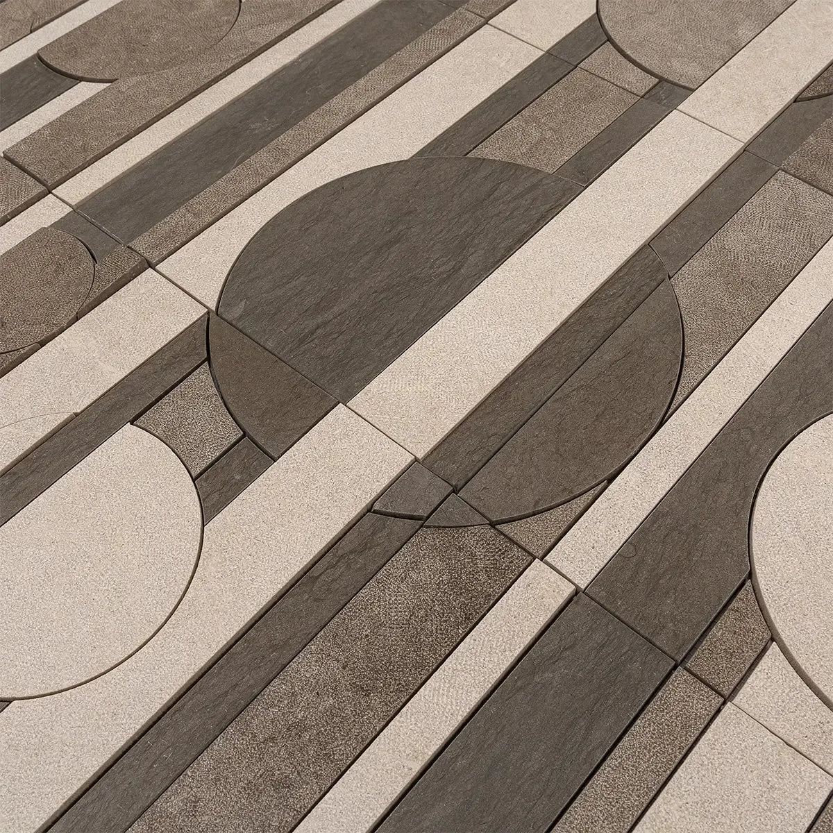 Pictoria Eclipse Earth Waterjet Mosaic Tile | Tile Club