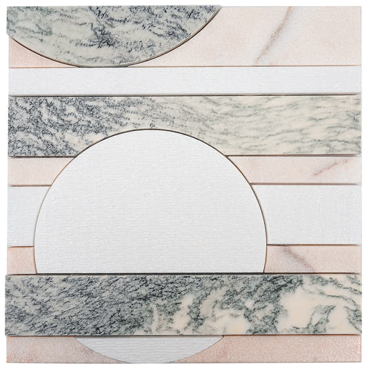 Pictoria Eclipse Rose Waterjet Mosaic Tile | Tile Club