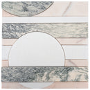 Pictoria Eclipse Rose Waterjet Mosaic Tile | Tile Club