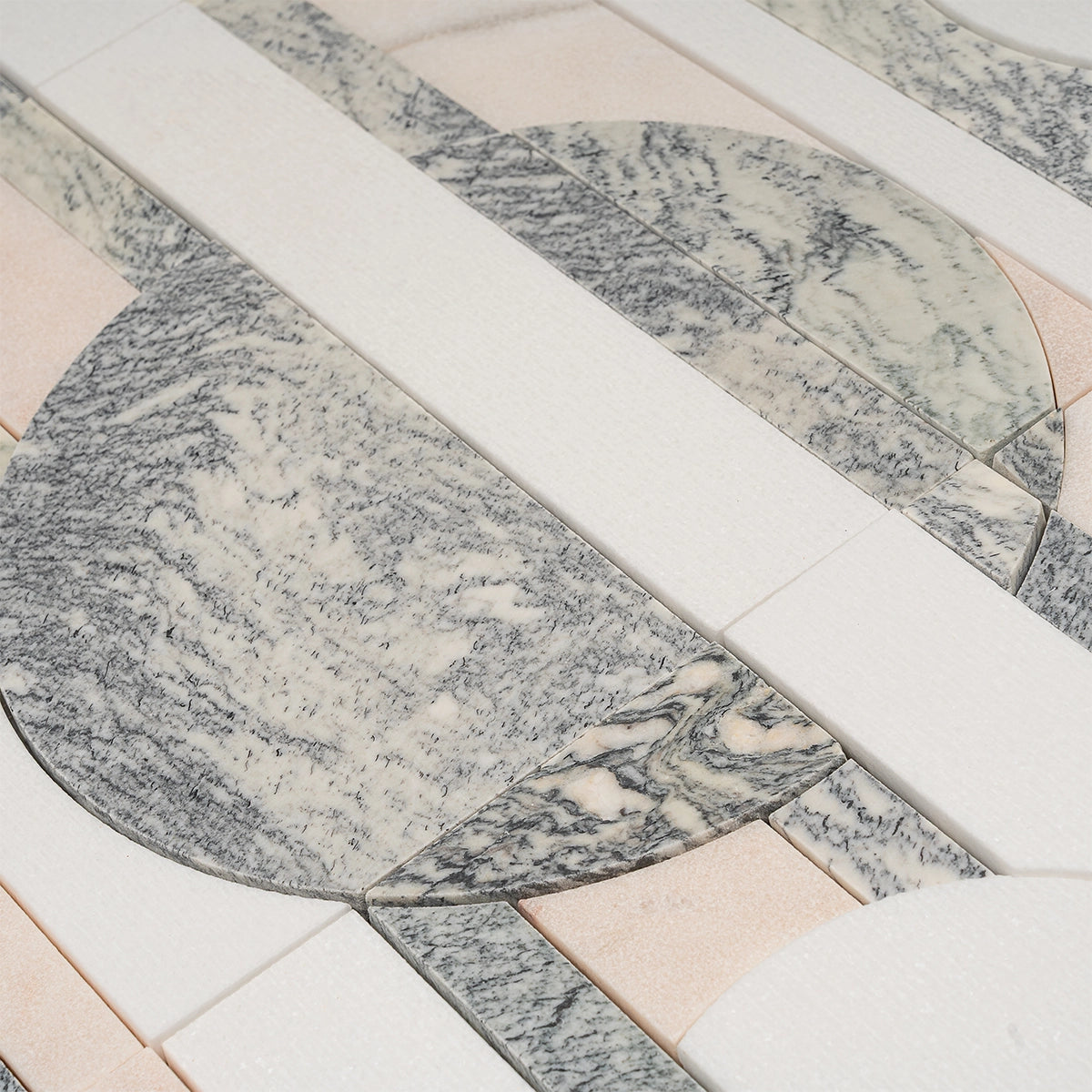 Pictoria Eclipse Rose Waterjet Mosaic Tile | Tile Club