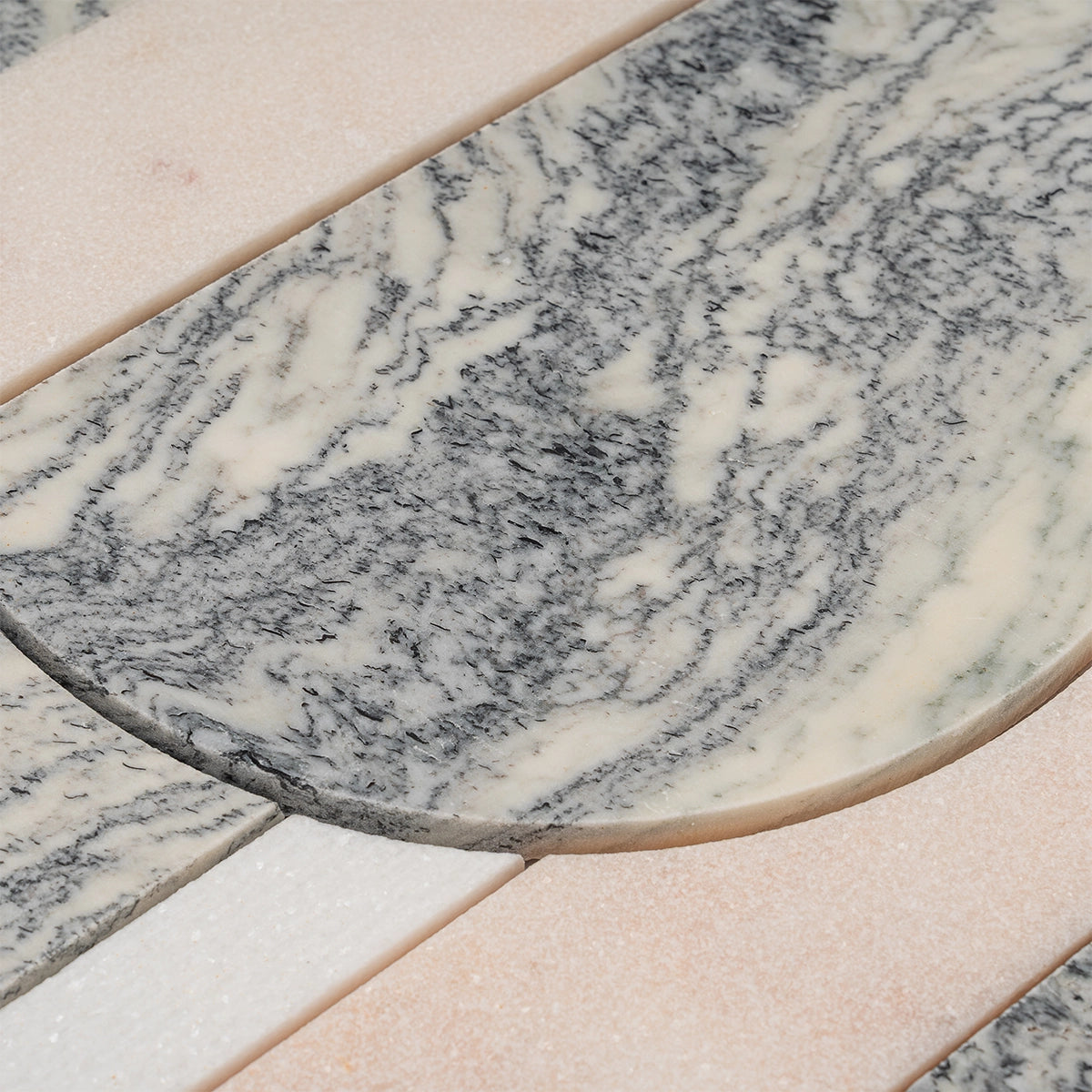 Pictoria Eclipse Rose Waterjet Mosaic Tile | Tile Club