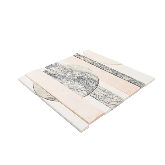 Pictoria Eclipse Rose Waterjet Mosaic Tile | Tile Club