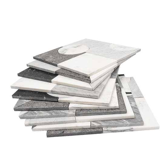 Pictoria Mod Bold Waterjet Mosaic Tile | Tile Club