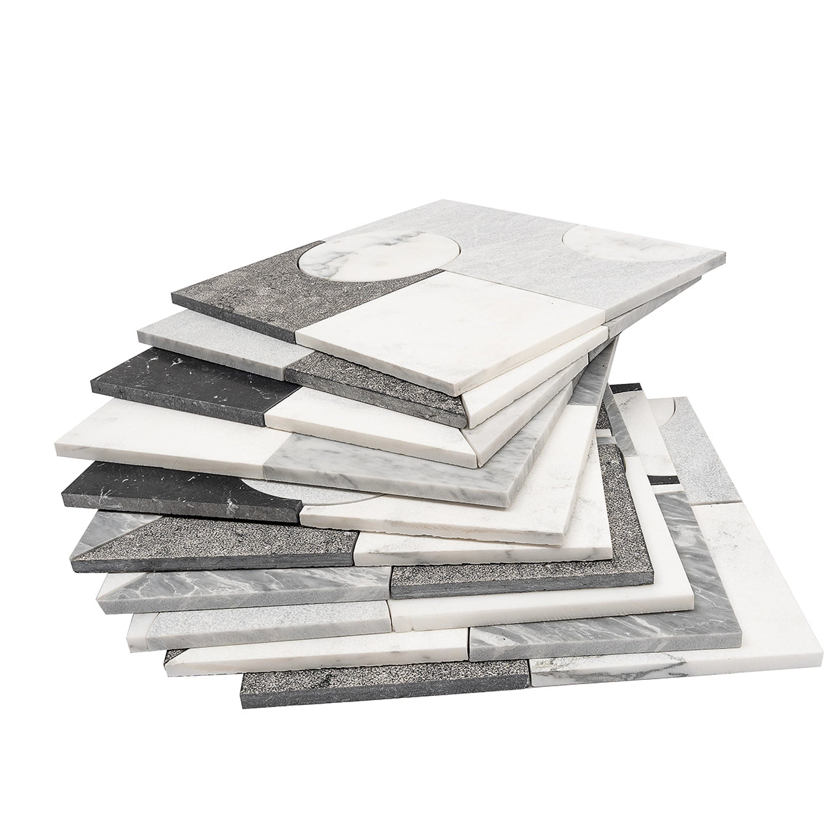 Pictoria Mod Bold Waterjet Mosaic Tile | Tile Club