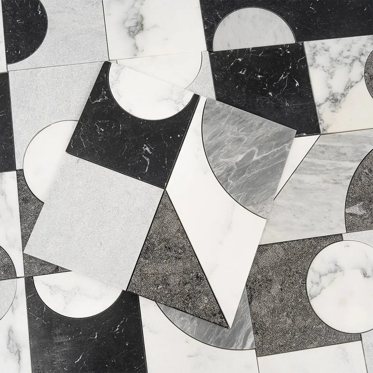 Pictoria Mod Bold Waterjet Mosaic Tile | Tile Club