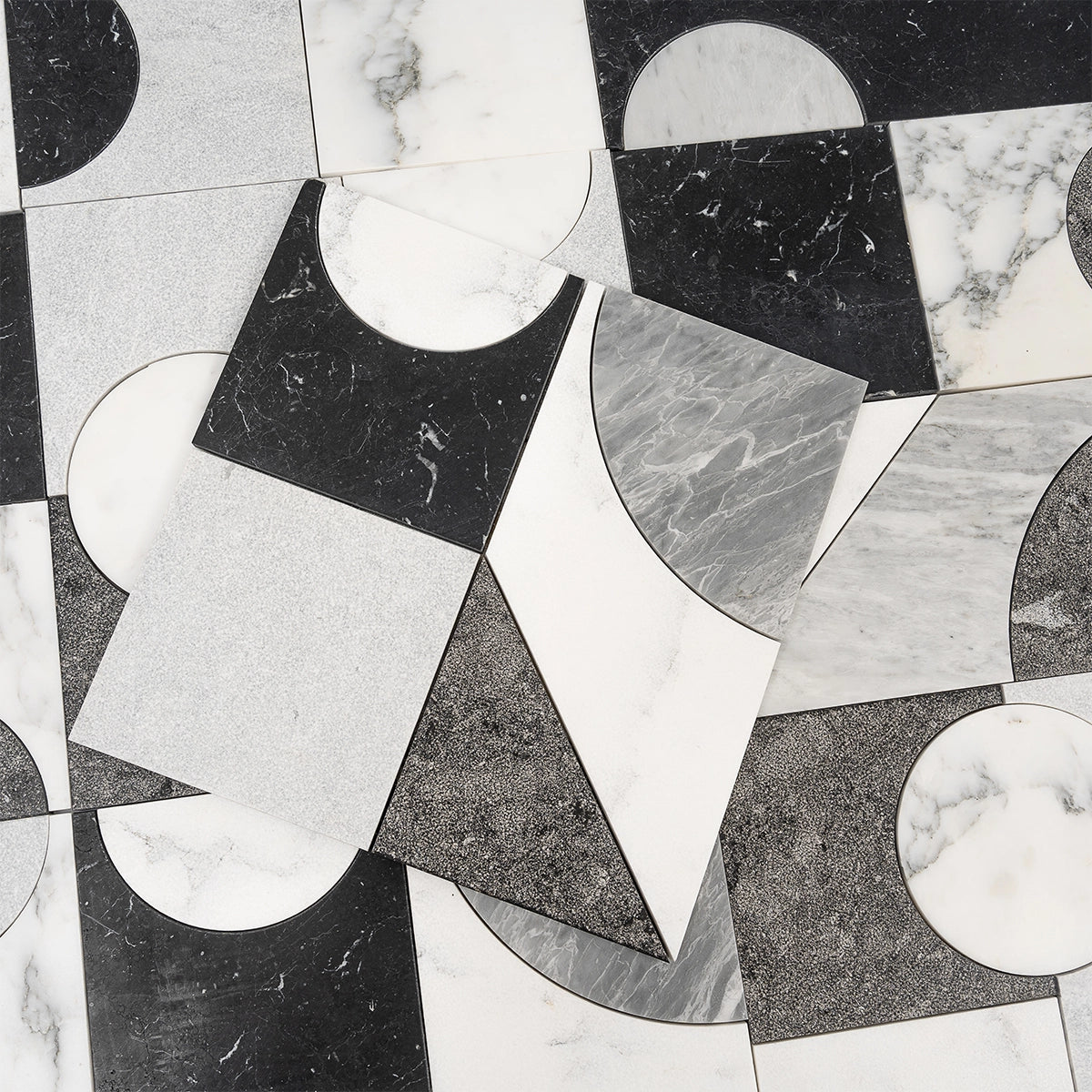 Pictoria Mod Bold Waterjet Mosaic Tile | Tile Club