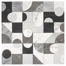 Pictoria Mod Bold Waterjet Mosaic Tile | Tile Club