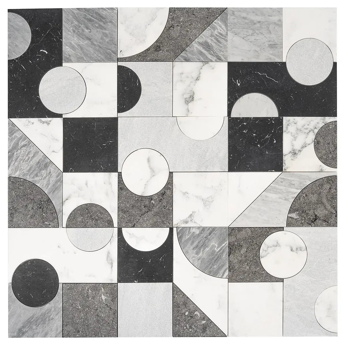 Pictoria Mod Bold Waterjet Mosaic Tile | Tile Club