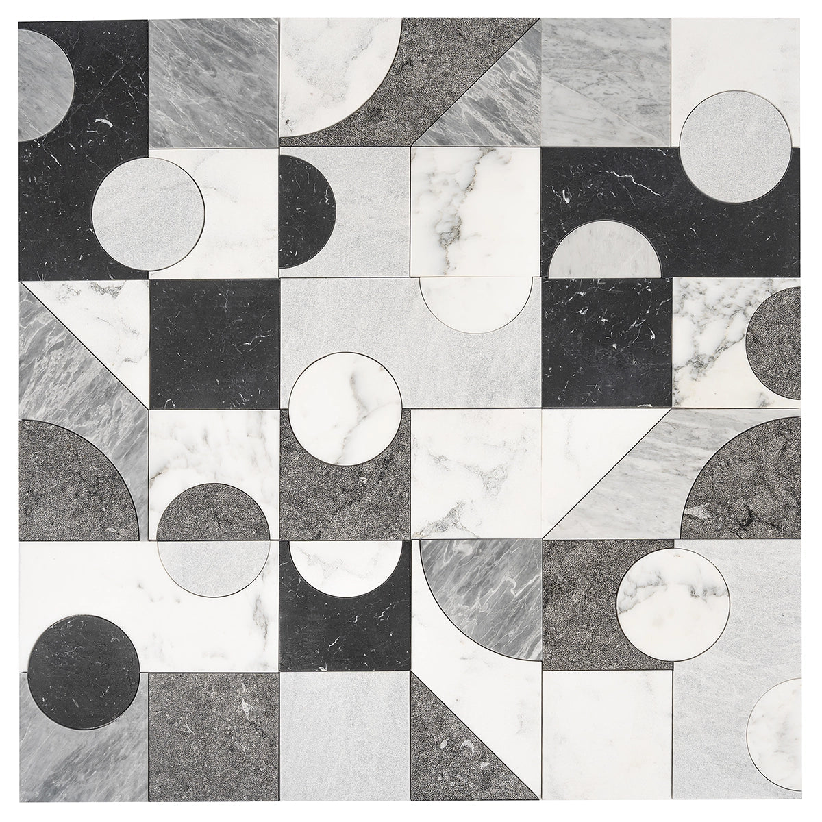 Pictoria Mod Bold Waterjet Mosaic Tile | Tile Club