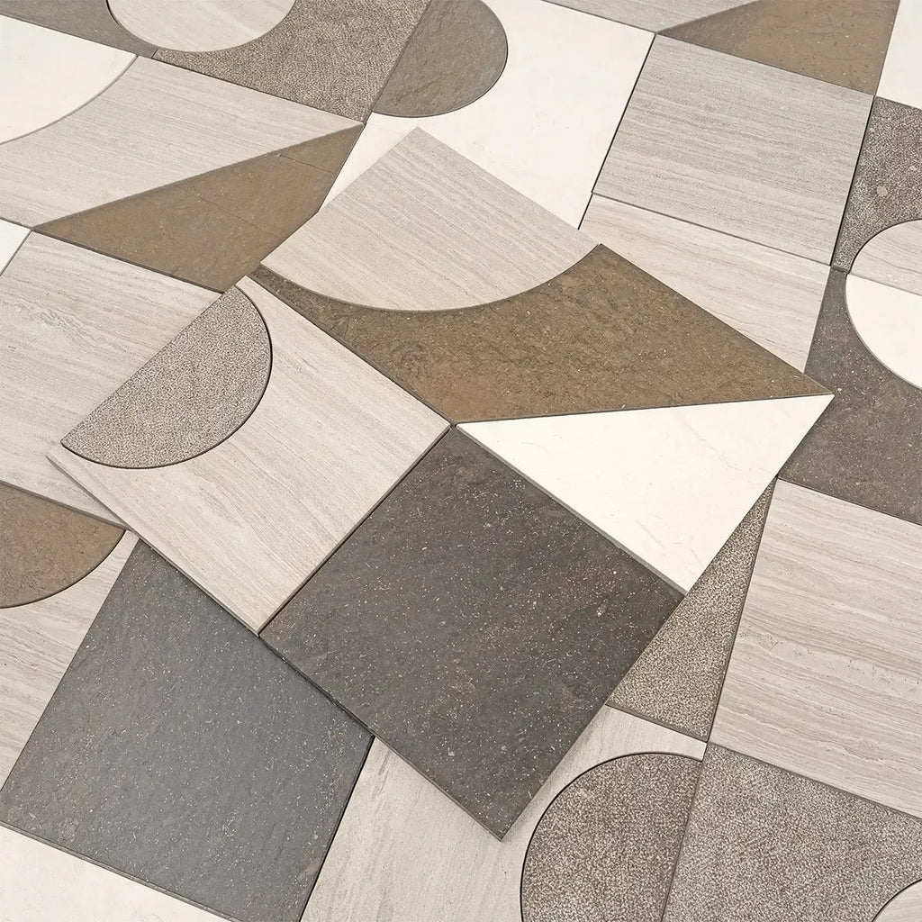 Pictoria Mod Earth Waterjet Mosaic Tile | Tile Club