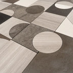 Pictoria Mod Earth Waterjet Mosaic Tile | Tile Club