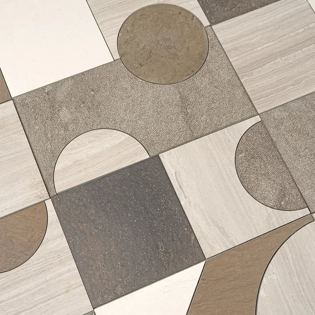 Pictoria Mod Earth Waterjet Mosaic Tile | Tile Club