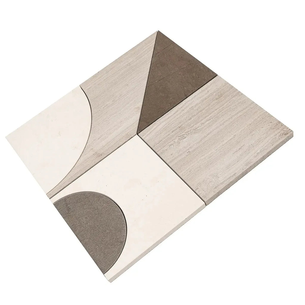 Pictoria Mod Earth Waterjet Mosaic Tile | Tile Club