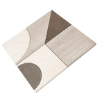 Pictoria Mod Earth Waterjet Mosaic Tile | Tile Club