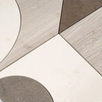 Pictoria Mod Earth Waterjet Mosaic Tile | Tile Club