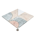 Pictoria Mod Rose Waterjet Mosaic Tile | Tile Club