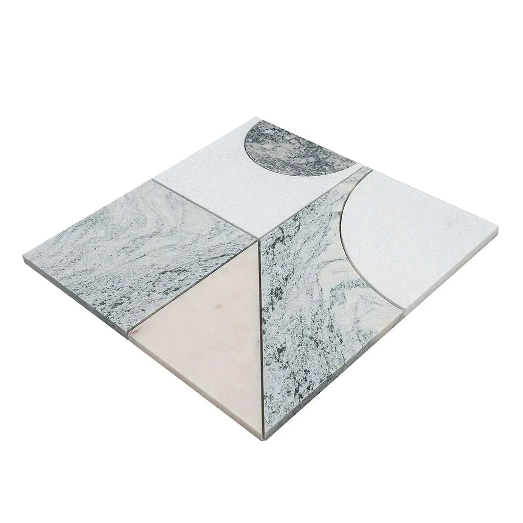 Pictoria Mod Rose Waterjet Mosaic Tile | Tile Club