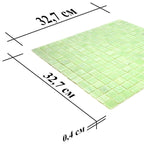 Pistachio Squares Glass Pool Tile | Tile Club