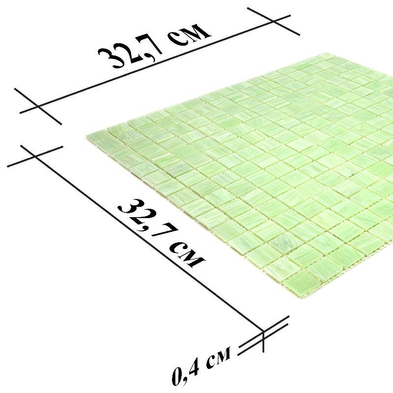 Pistachio Squares Glass Pool Tile | Tile Club