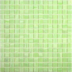 Pistachio Squares Glass Pool Tile