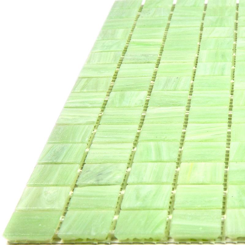 Pistachio Squares Glass Pool Tile | Tile Club