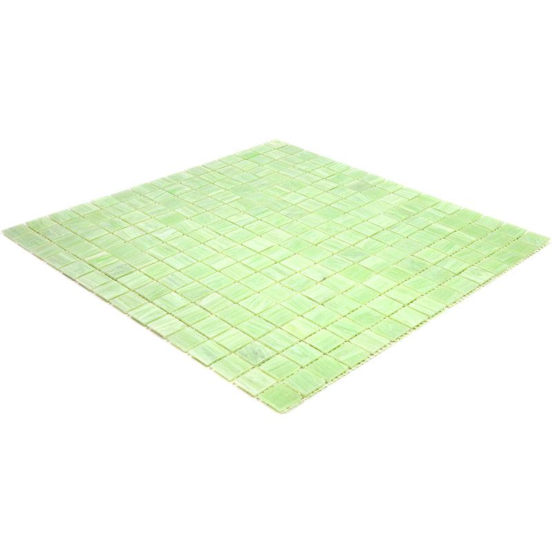 Pistachio Squares Glass Pool Tile | Tile Club