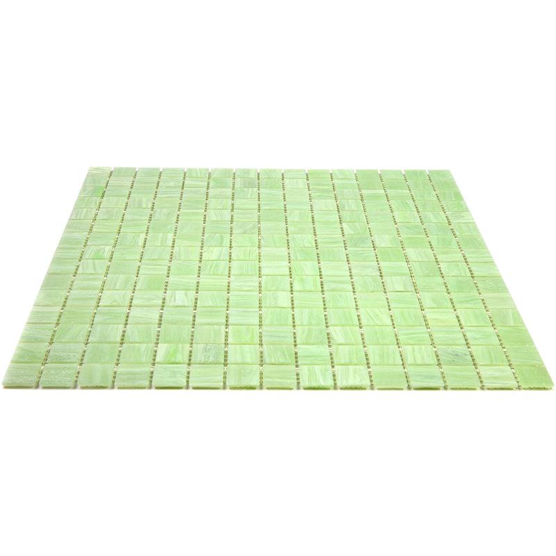 Pistachio Squares Glass Pool Tile | Tile Club