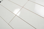 Polished White Ceramic Subway Wall Tile 4x12 | Tile Club