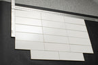 Polished White Ceramic Subway Wall Tile 4x12 | Tile Club