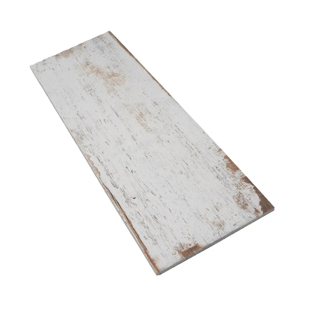 Retro Blanco Reclaimed Wood-Look Tile 21X60 | Tile Club