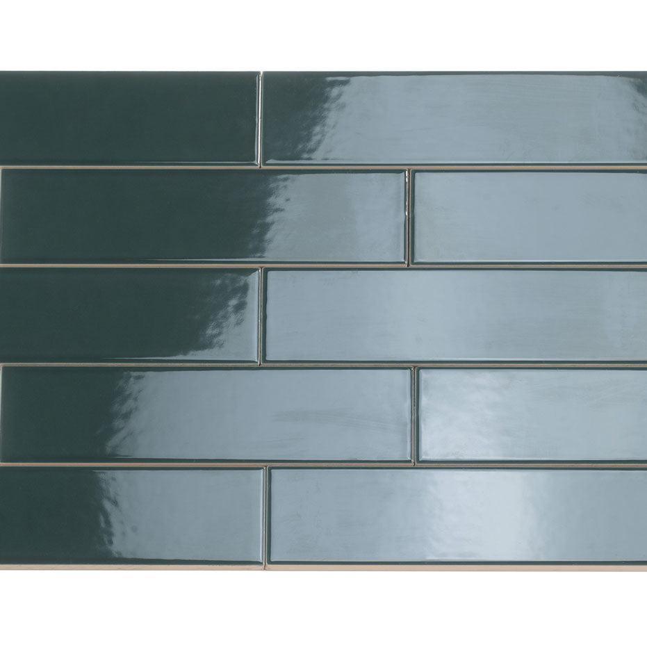 Groove Laurel Gloss Ceramic Subway Tile | Tile Club