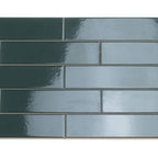 Groove Laurel Gloss Ceramic Subway Tile | Tile Club
