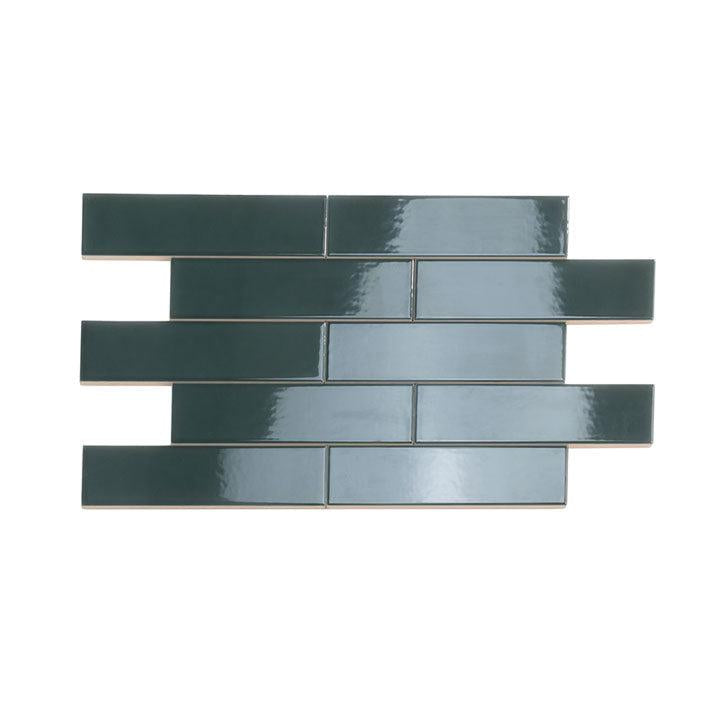 Groove Laurel Gloss Ceramic Subway Tile