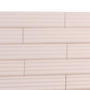Groove Pink Deco Matte Ceramic Subway Tile | Tile Club