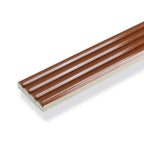 Groove Terracotta Deco Gloss Ceramic Subway Tile | Tile Club