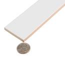 Groove White Matte Ceramic Subway Tile | Tile Club