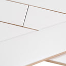 Groove White Matte Ceramic Subway Tile | Tile Club