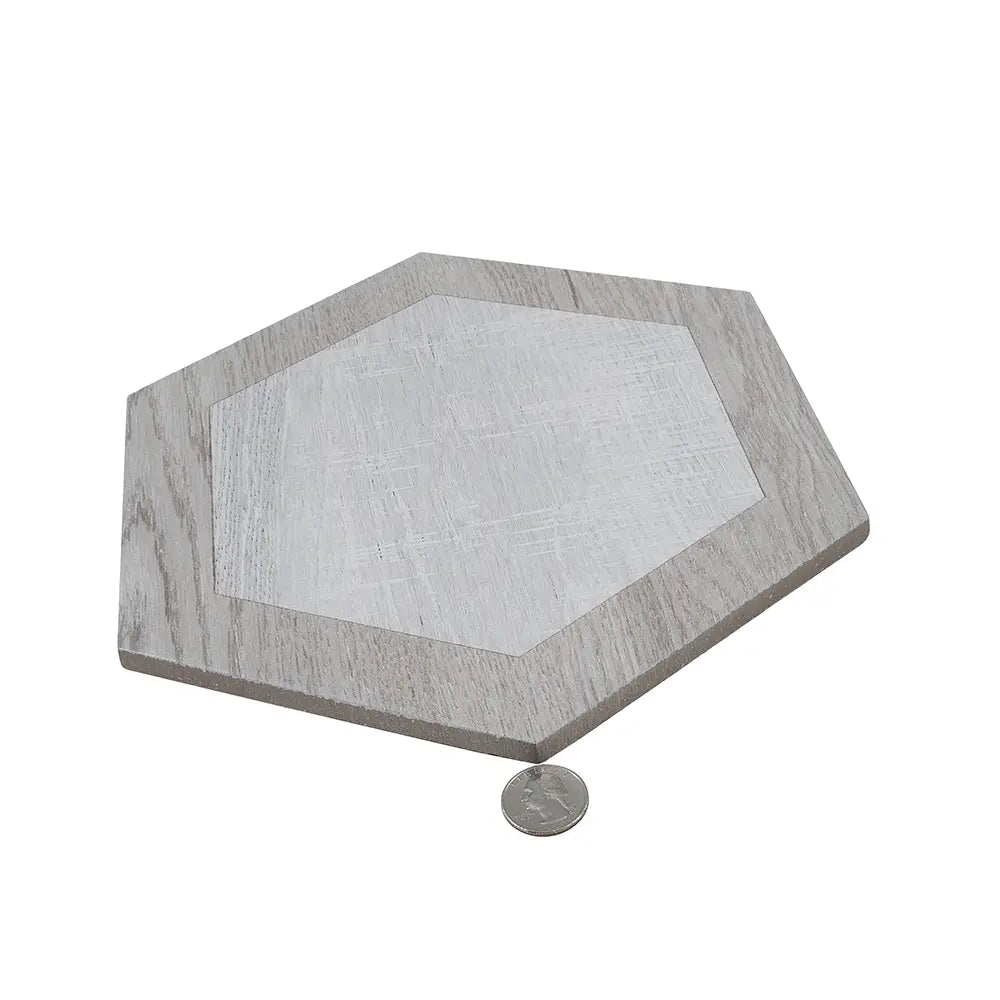 Esagona Intarcio Silver Wood Look Porcelain Tile | Tile Club