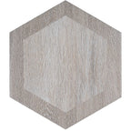 Esagona Intarcio White Wood Look Porcelain Tile | Tile Club
