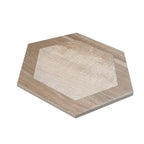 Esagona Intarcio Nut Wood Look Porcelain Tile | Tile Club