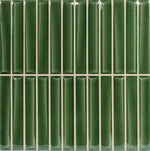 Baldwin Green Textured Ceramic Kit Kat Tile | Tile Club