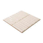 Baldwin Cream Textured Ceramic Kit Kat Tile | Tile Club