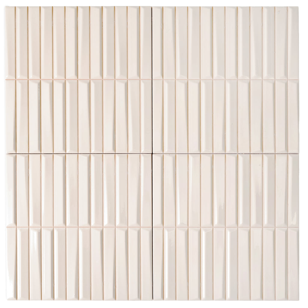 Baldwin Cream Textured Ceramic Kit Kat Tile | Tile Club