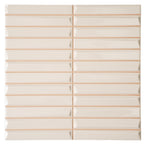Baldwin Cream Textured Ceramic Kit Kat Tile | Tile Club